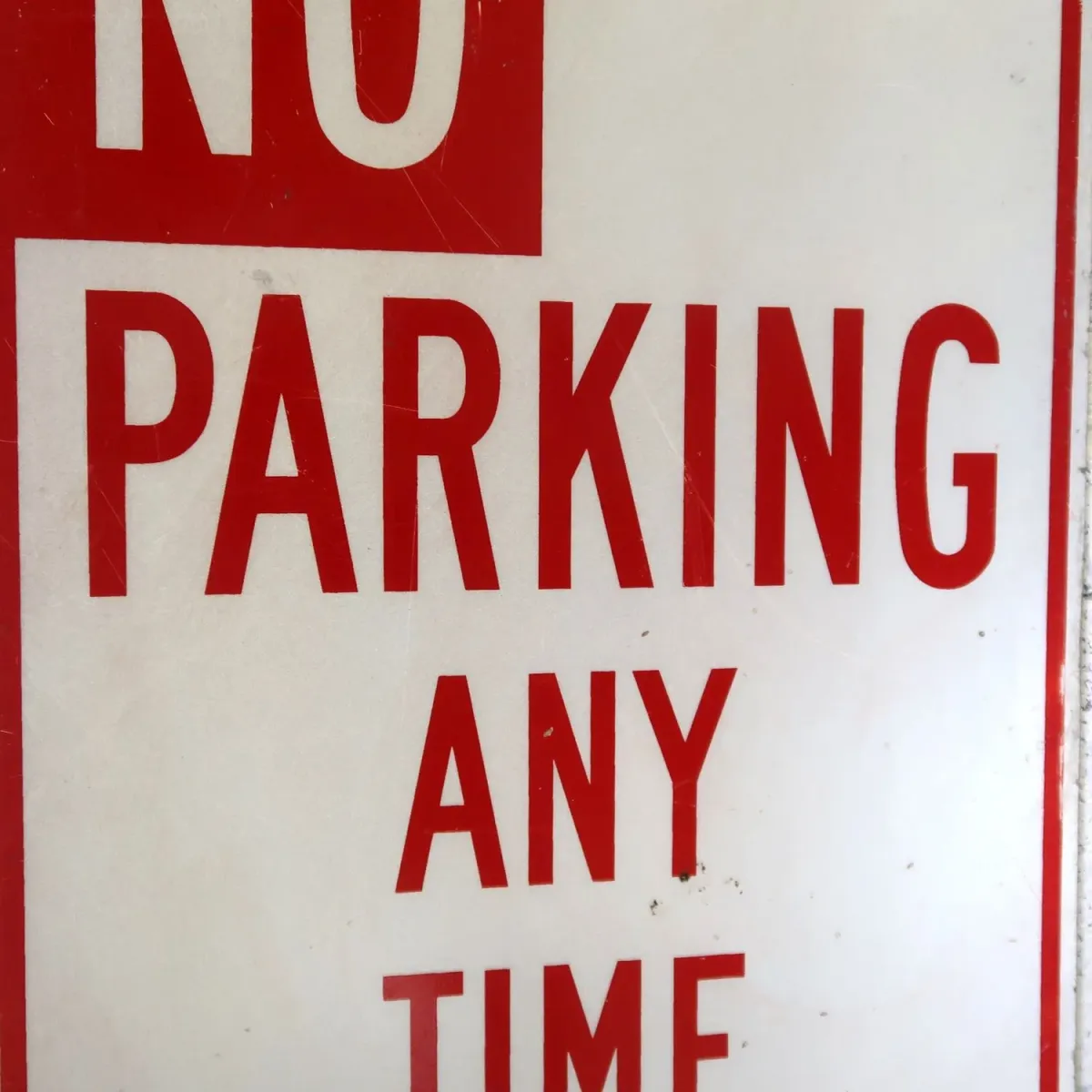 NO PARKING ビンテージ ロードサイン