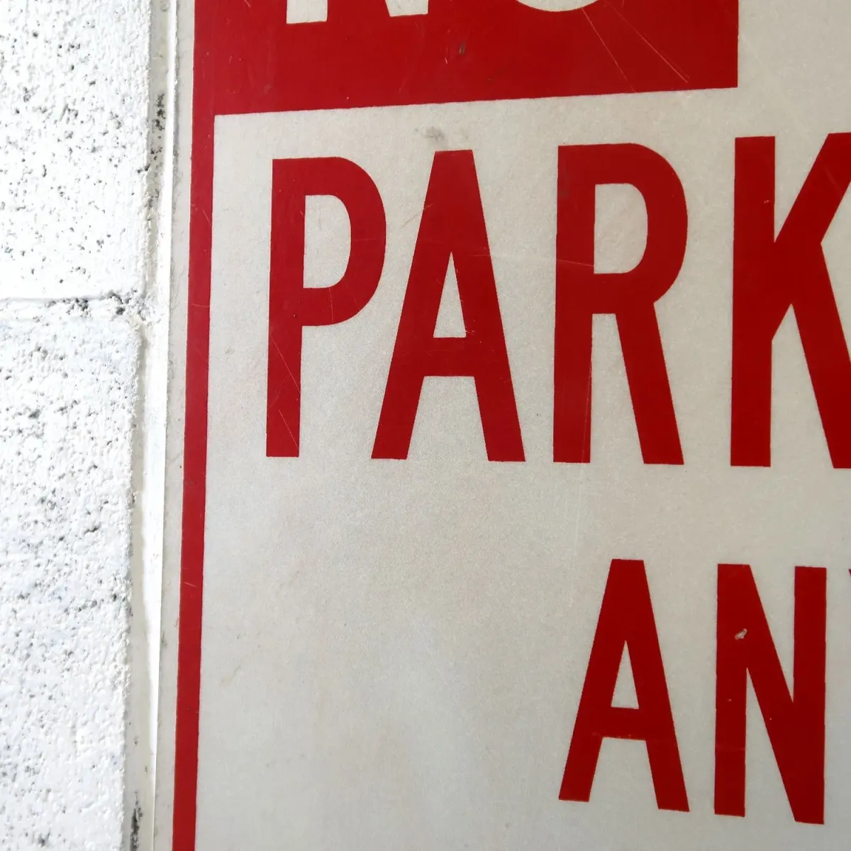 NO PARKING ビンテージ ロードサイン