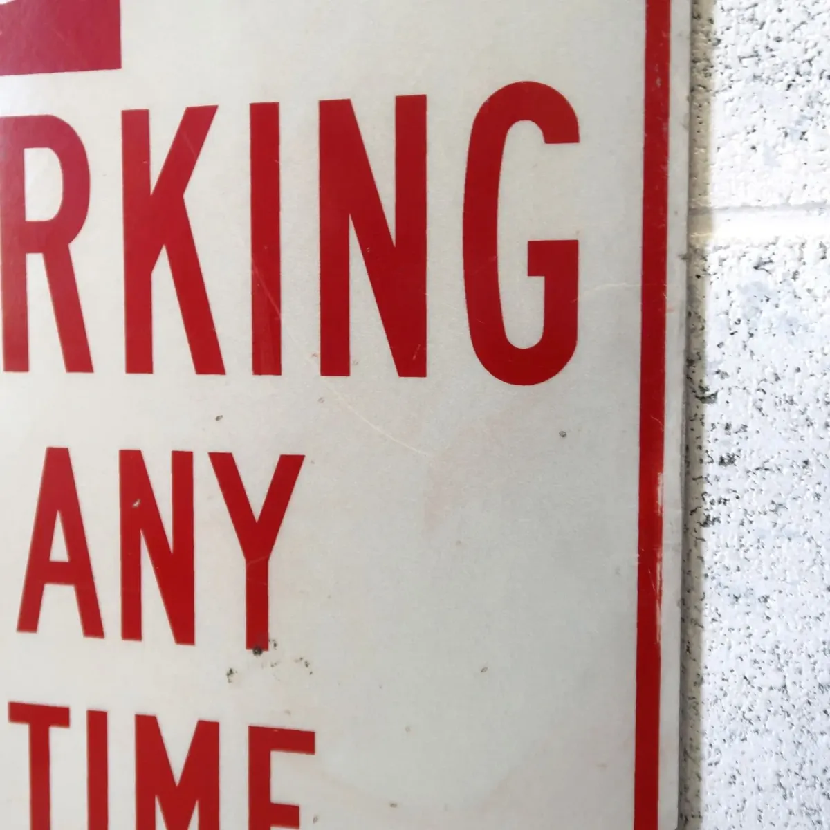 NO PARKING ビンテージ ロードサイン