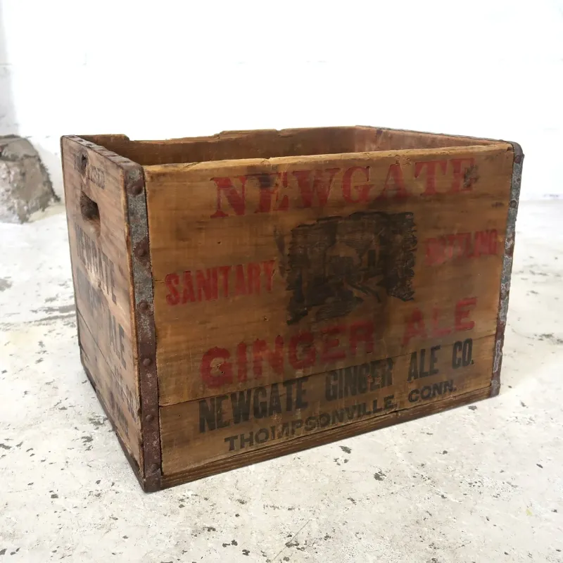 NEWGATE GINGER ALE ビンテージ ウッドボックス