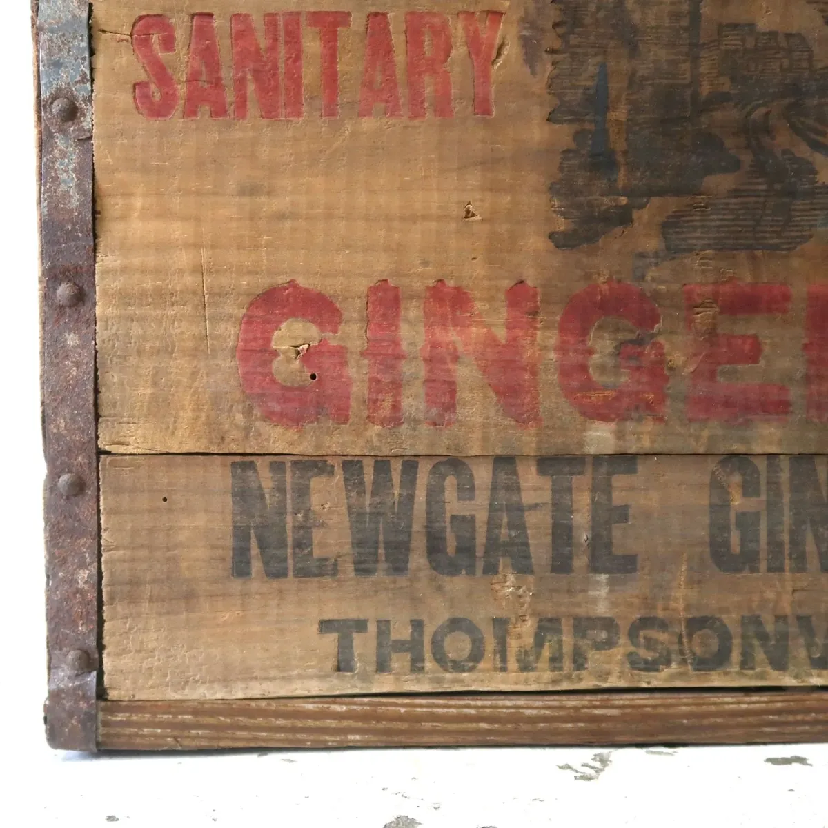 NEWGATE GINGER ALE ビンテージ ウッドボックス