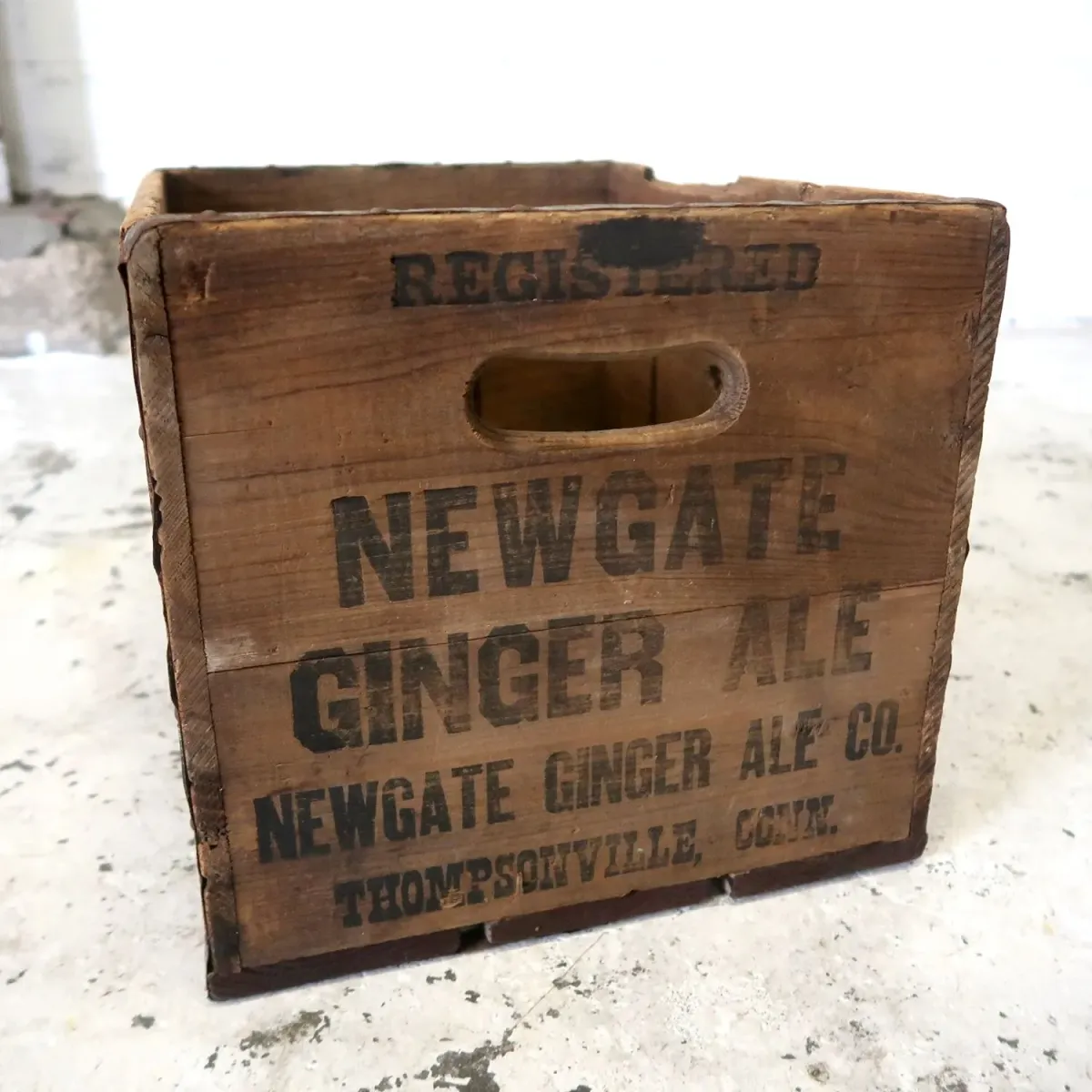 NEWGATE GINGER ALE ビンテージ ウッドボックス