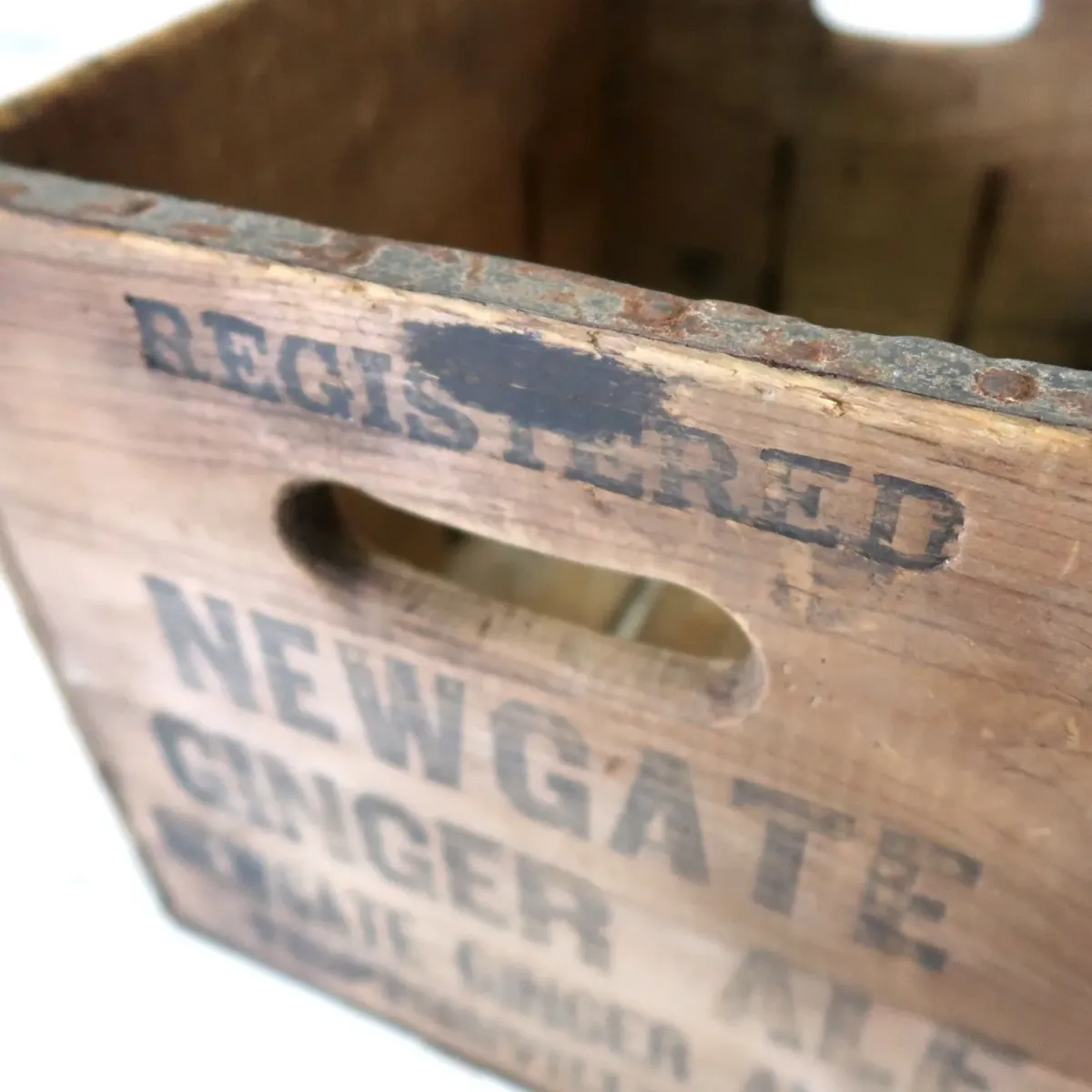 NEWGATE GINGER ALE ビンテージ ウッドボックス