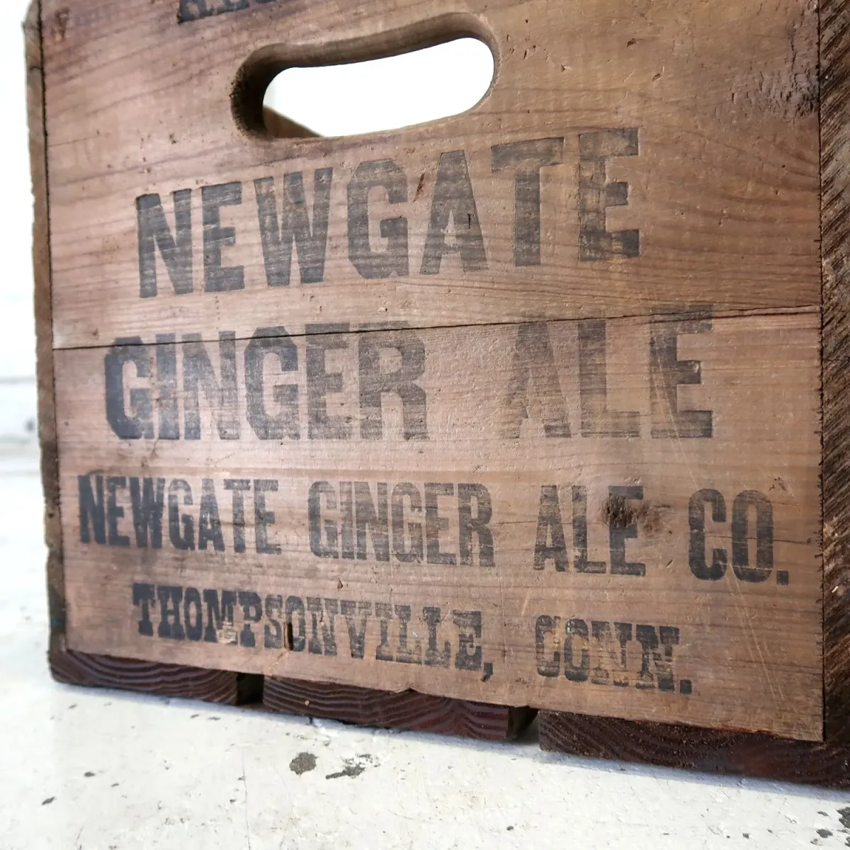 NEWGATE GINGER ALE ビンテージ ウッドボックス