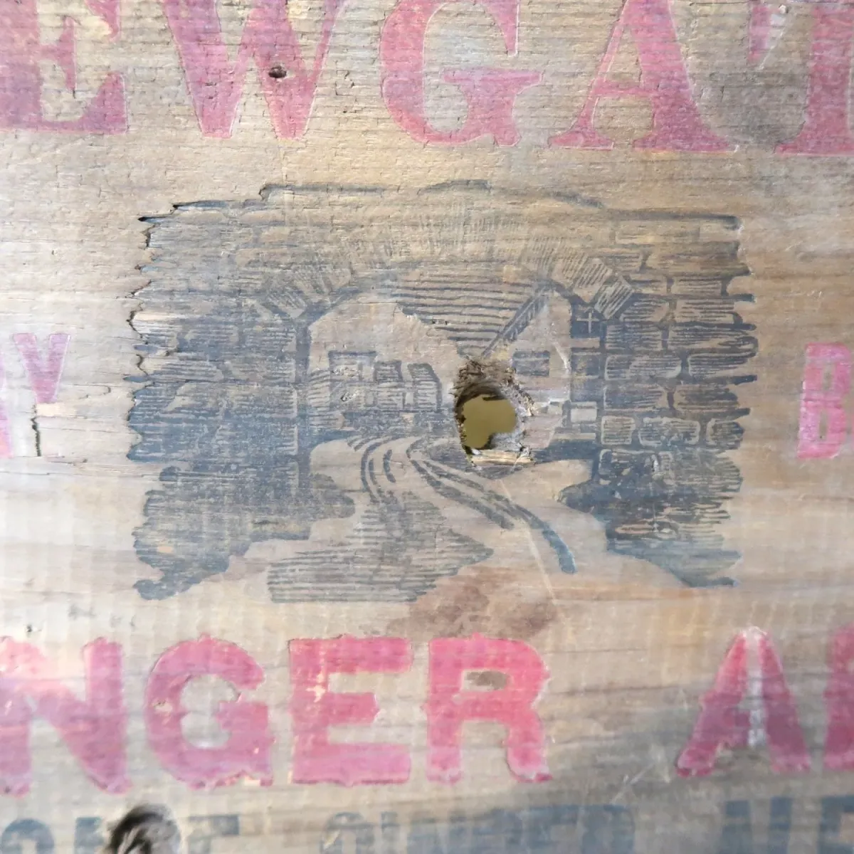 NEWGATE GINGER ALE ビンテージ ウッドボックス