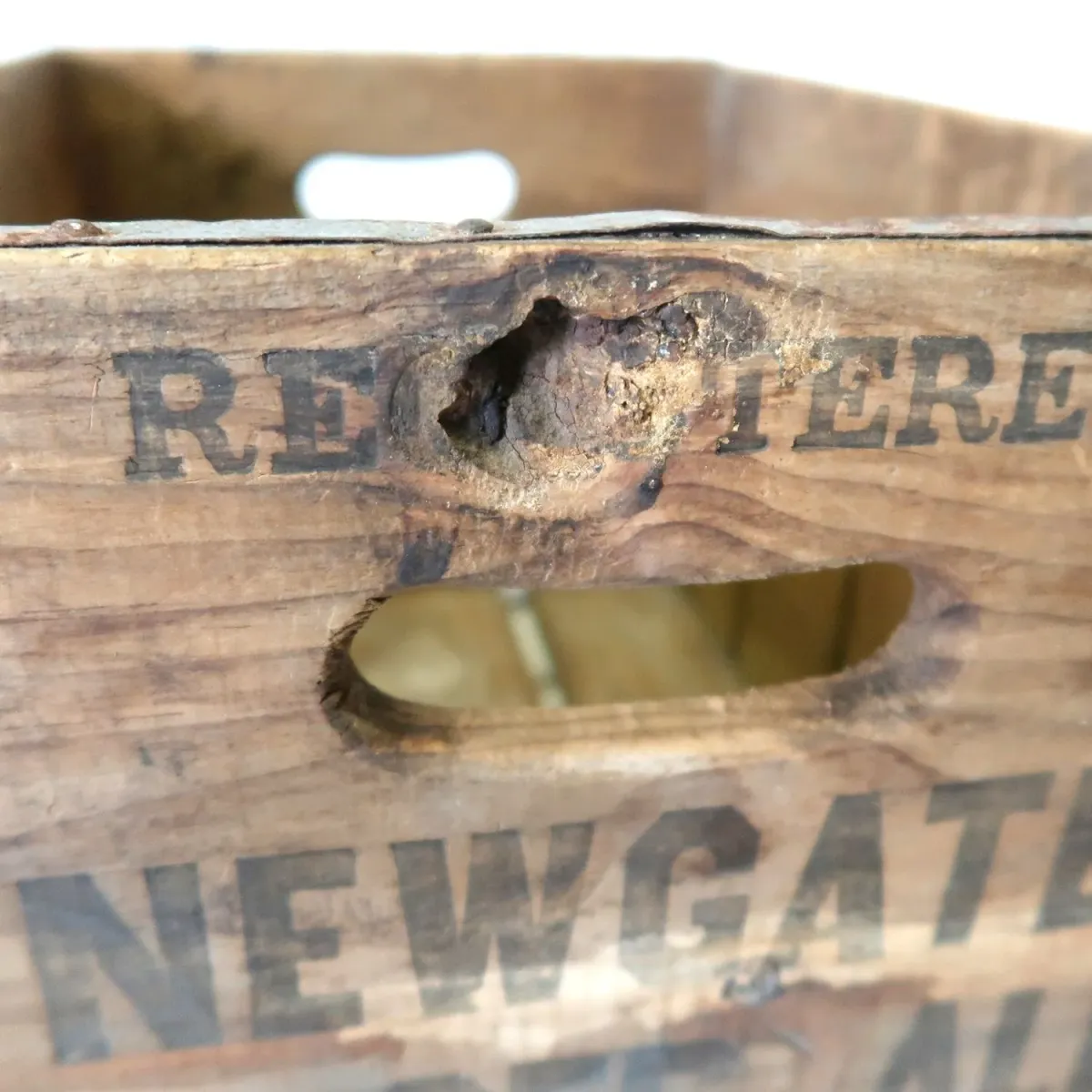 NEWGATE GINGER ALE ビンテージ ウッドボックス