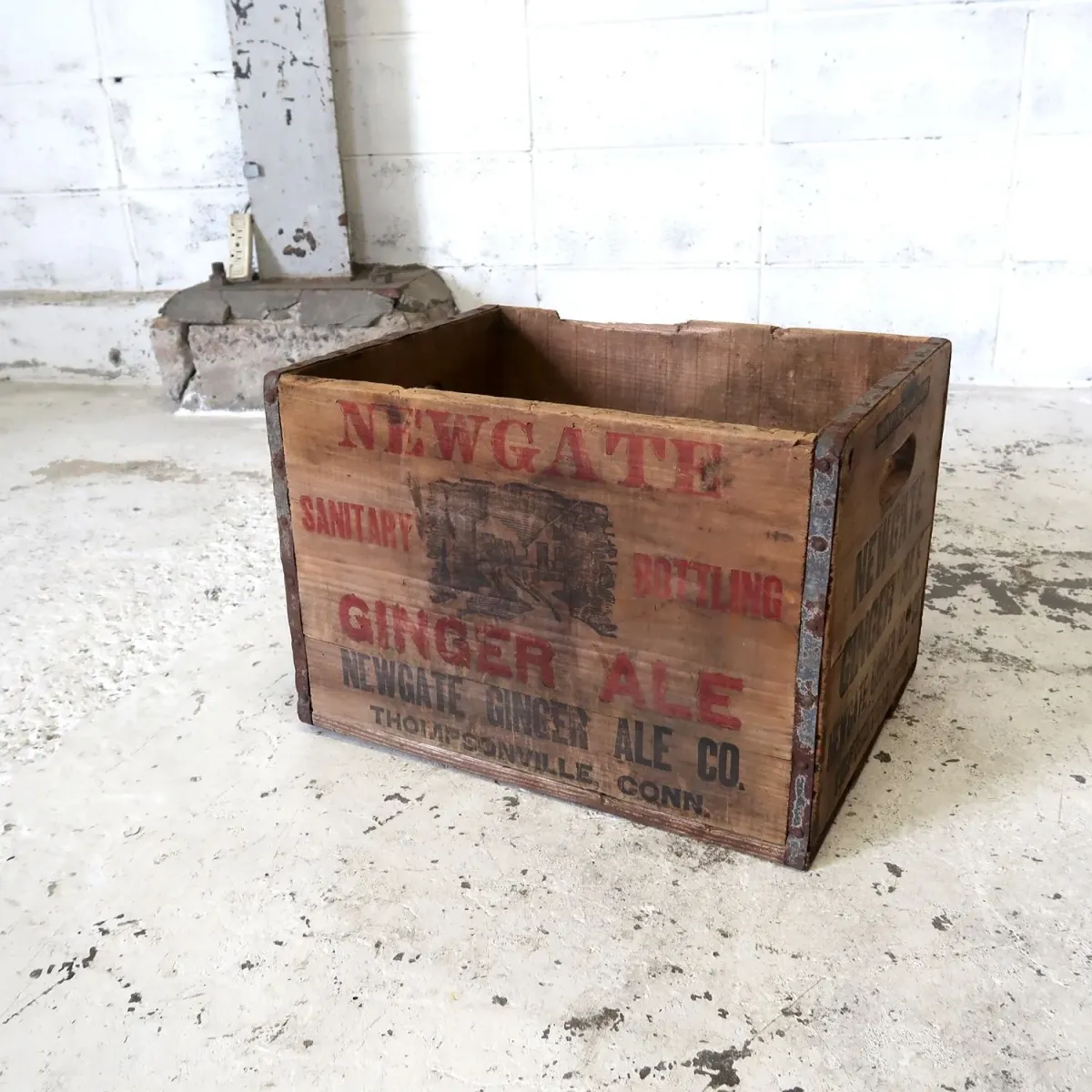 NEWGATE GINGER ALE ビンテージ ウッドボックス