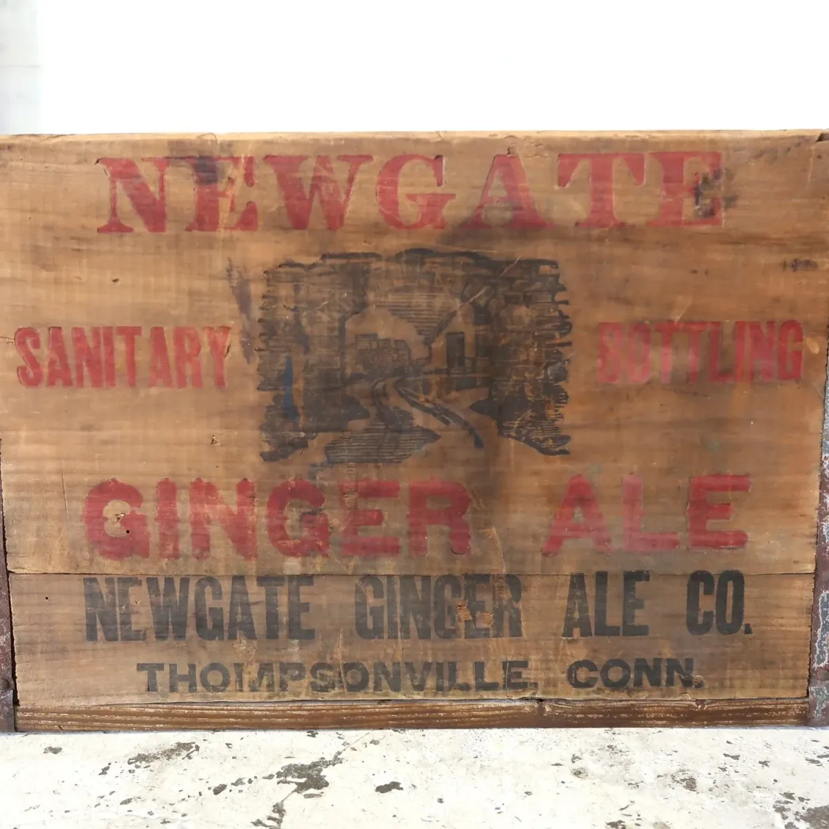 NEWGATE GINGER ALE ビンテージ ウッドボックス