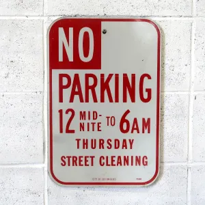 NO PARKING ビンテージ ロードサイン