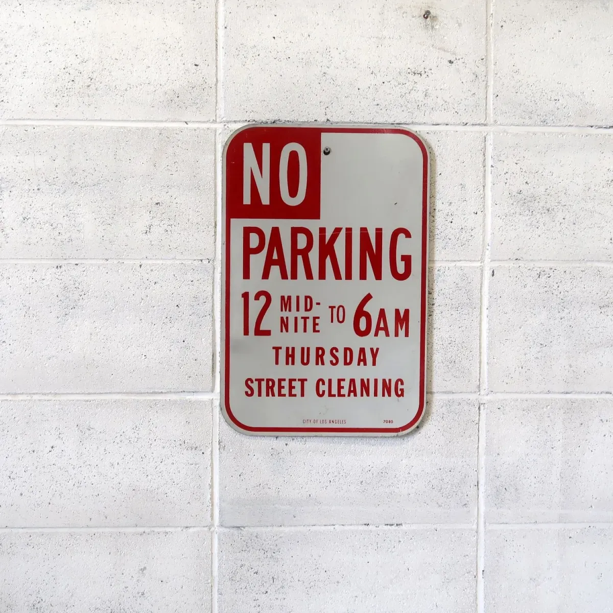 NO PARKING ビンテージ ロードサイン