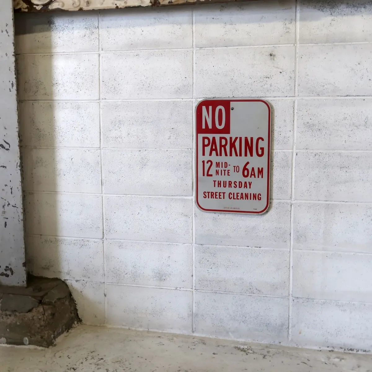 NO PARKING ビンテージ ロードサイン