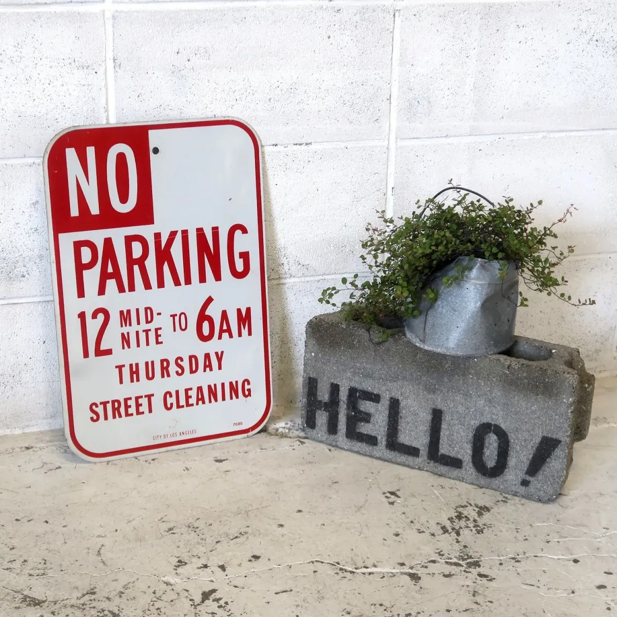 NO PARKING ビンテージ ロードサイン