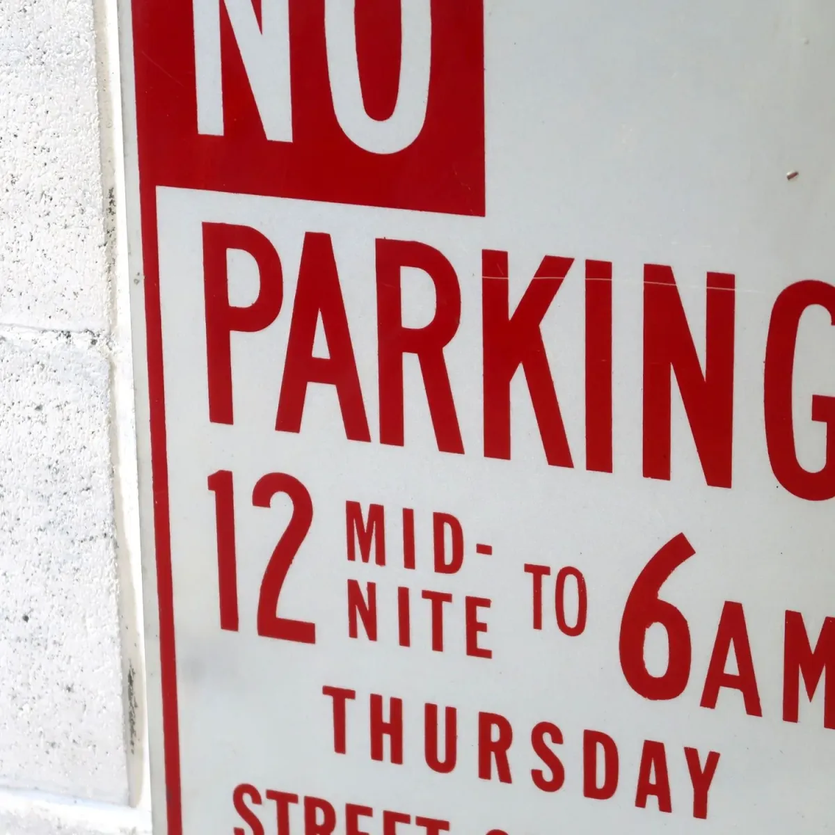 NO PARKING ビンテージ ロードサイン