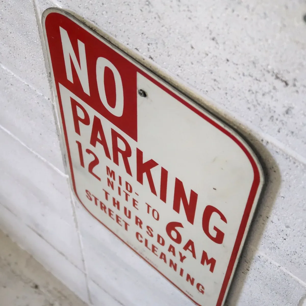 NO PARKING ビンテージ ロードサイン