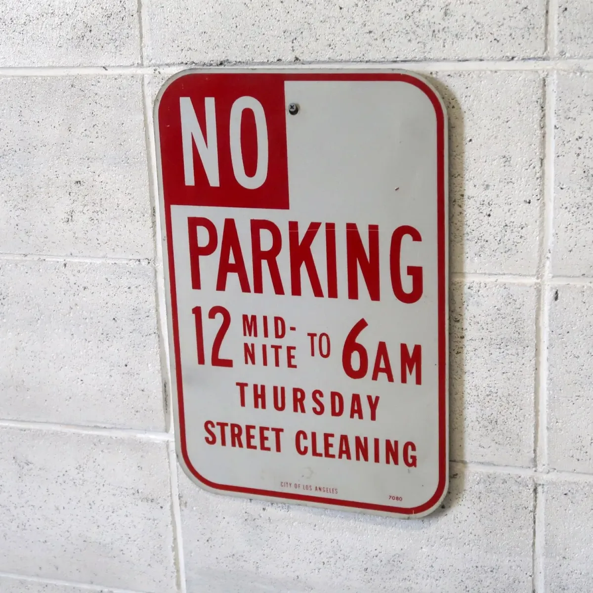 NO PARKING ビンテージ ロードサイン