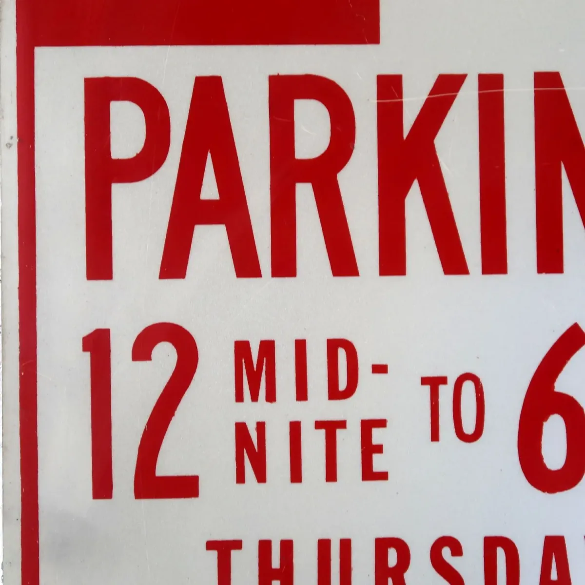 NO PARKING ビンテージ ロードサイン