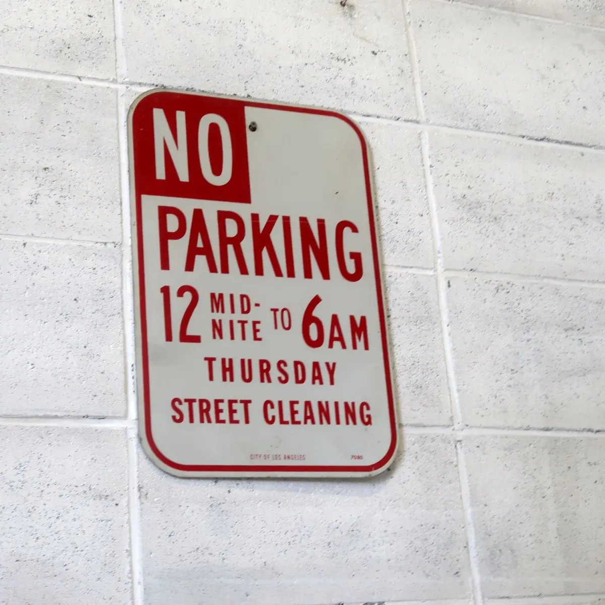 NO PARKING ビンテージ ロードサイン