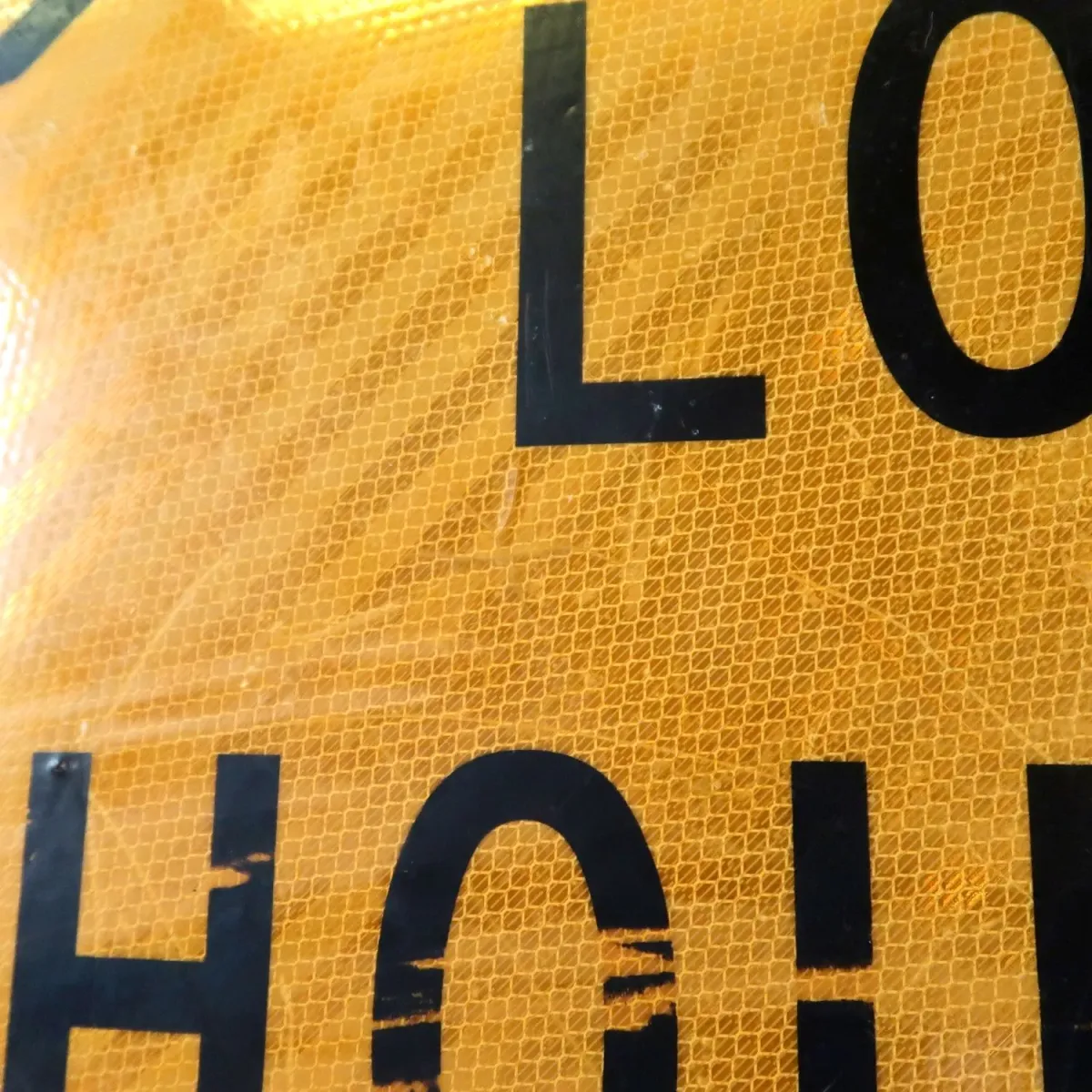 LOW SHOULDER ビンテージ ロードサイン