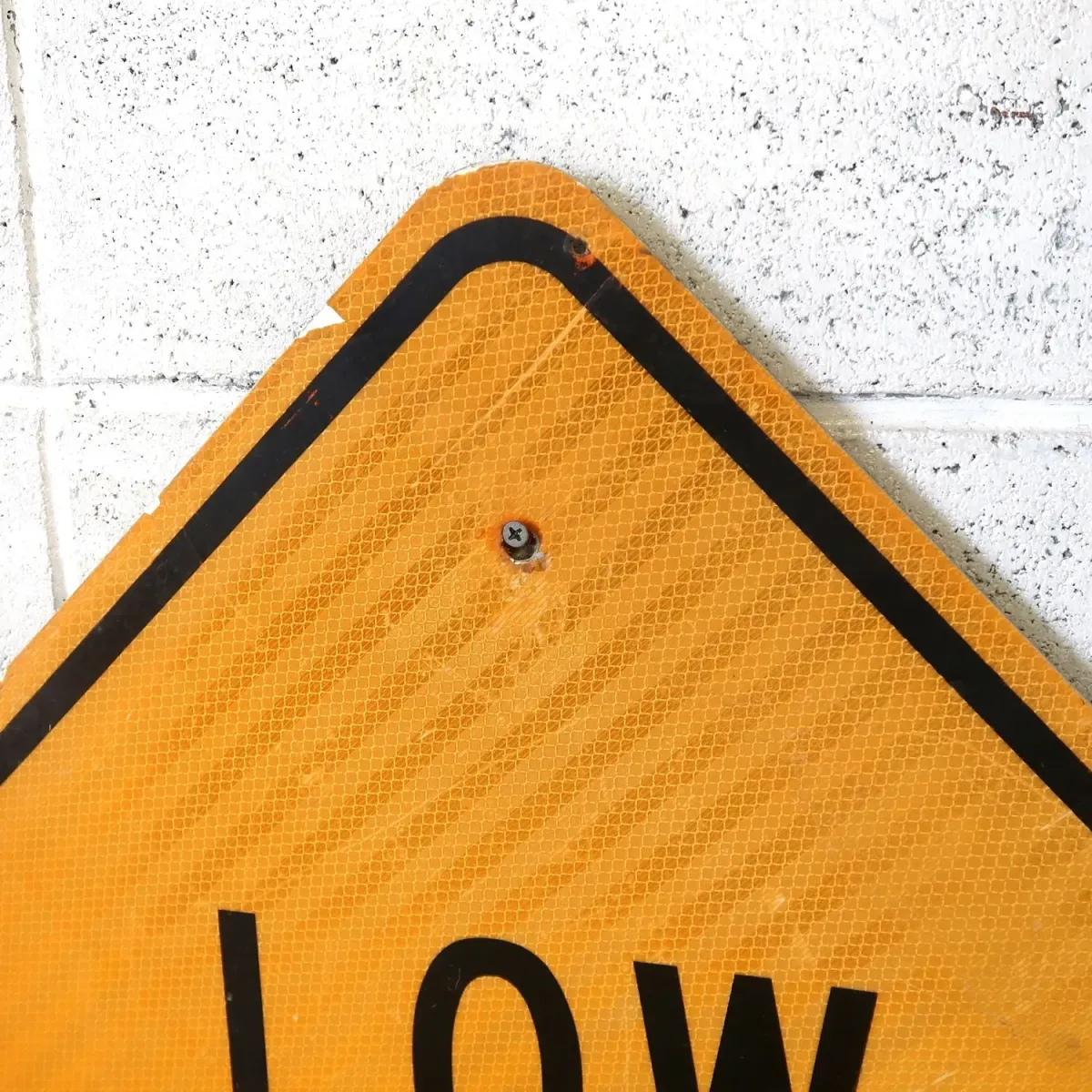 LOW SHOULDER ビンテージ ロードサイン