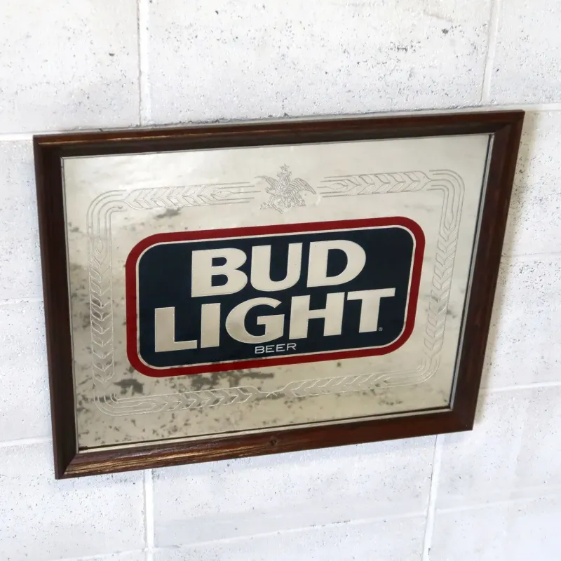 BUD LIGHT ビンテージ パブミラー