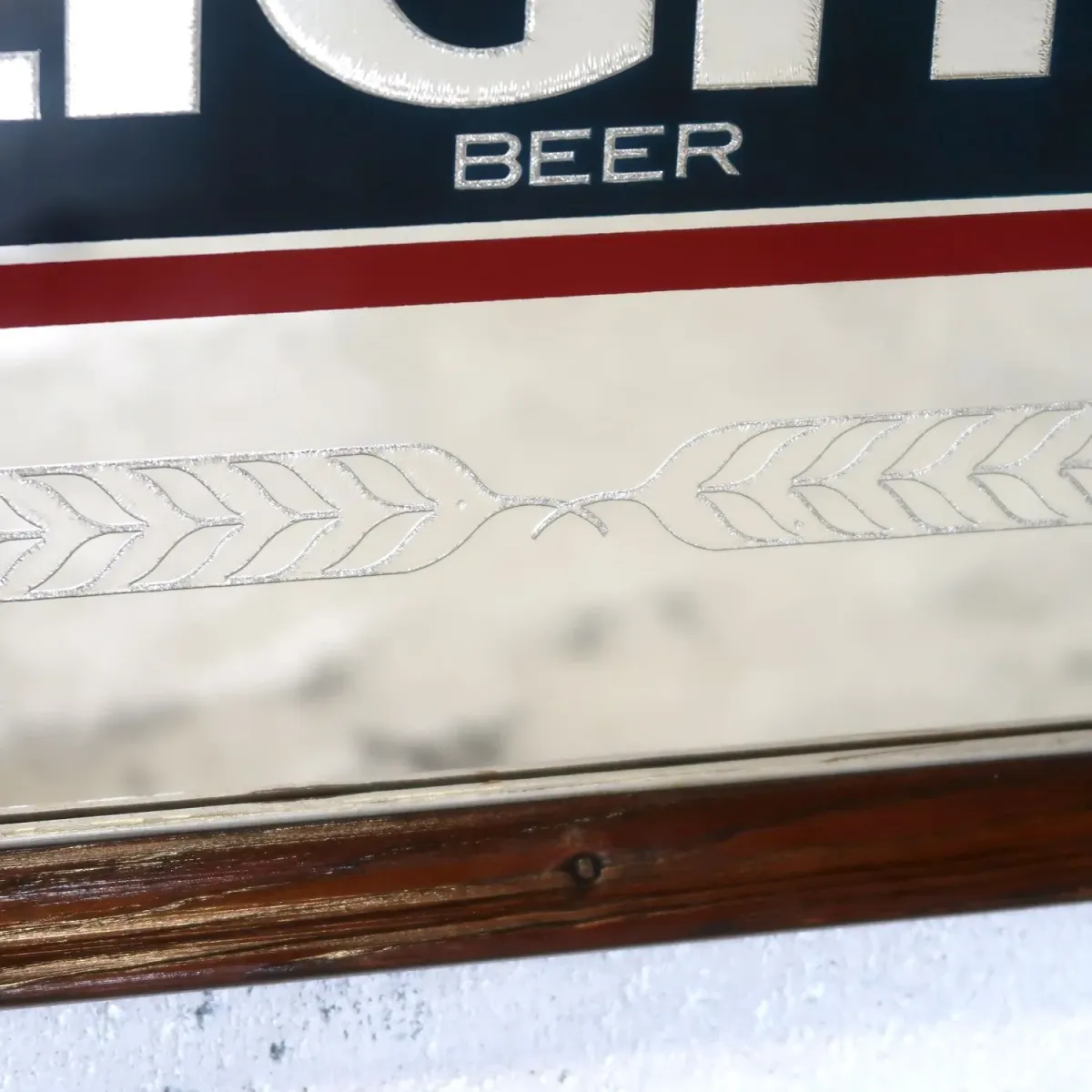 BUD LIGHT ビンテージ パブミラー