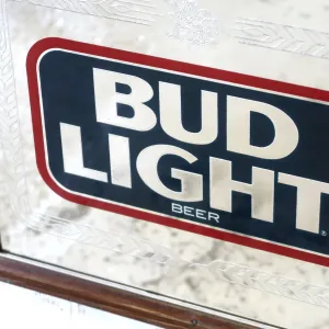 BUD LIGHT ビンテージ パブミラー
