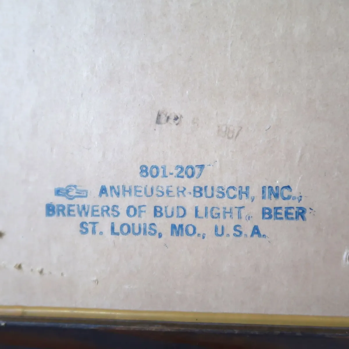 BUD LIGHT ビンテージ パブミラー