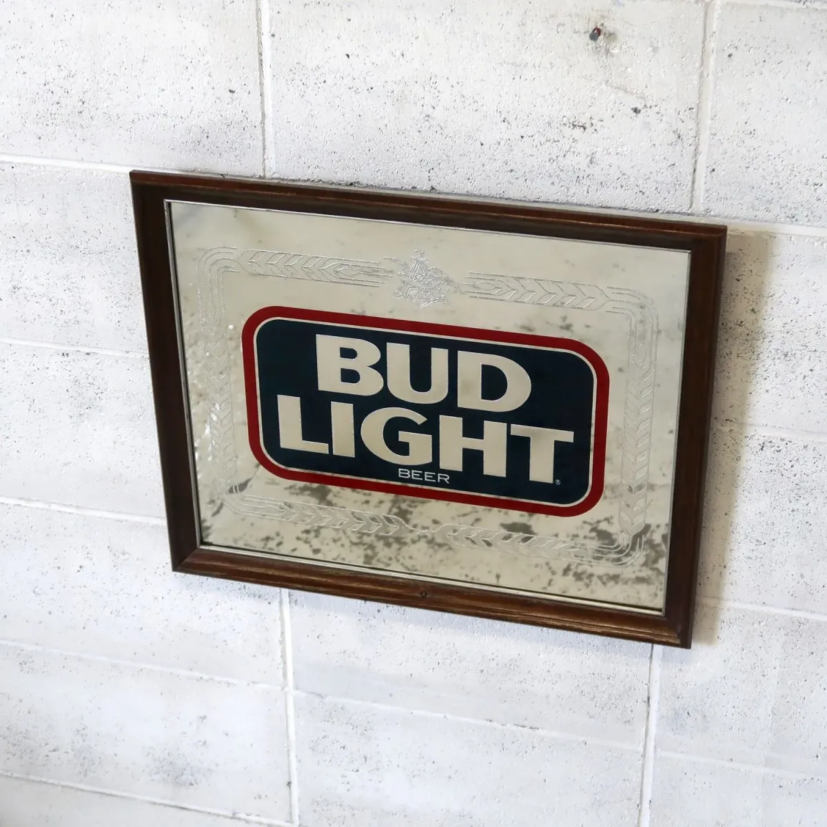 BUD LIGHT ビンテージ パブミラー