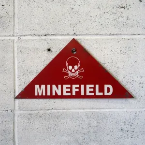 MINEFIELD メタルサイン