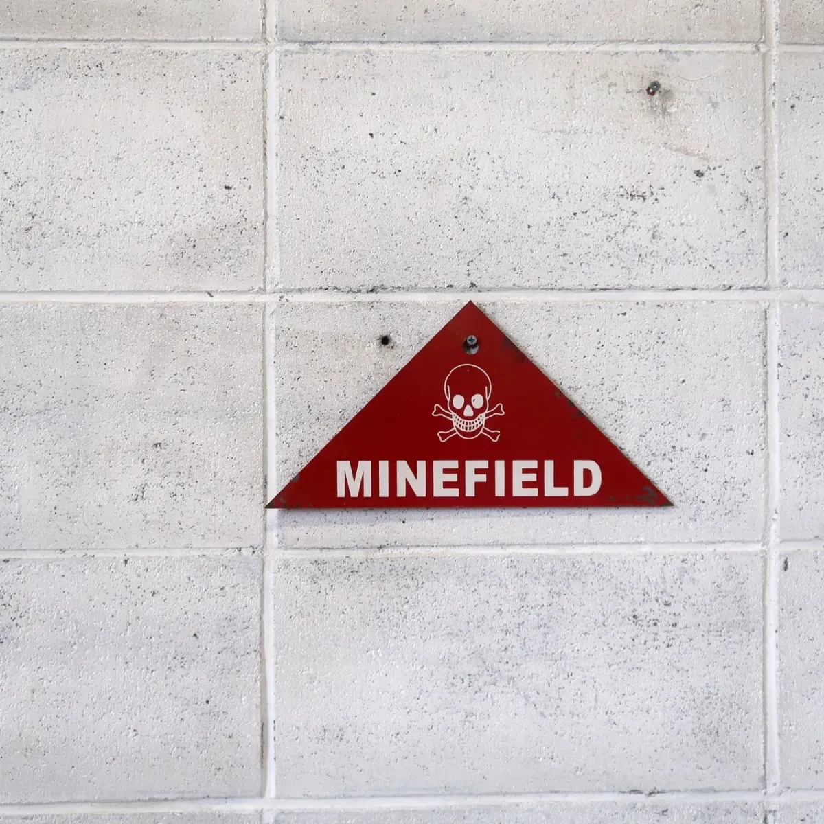 MINEFIELD メタルサイン