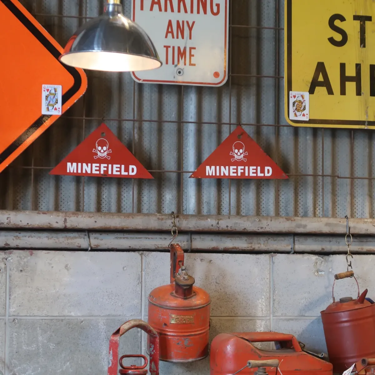 MINEFIELD メタルサイン