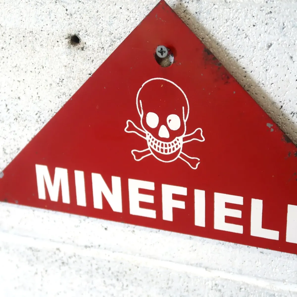 MINEFIELD メタルサイン