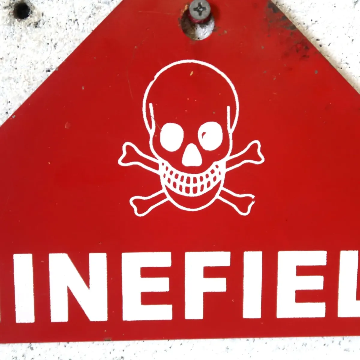 MINEFIELD メタルサイン