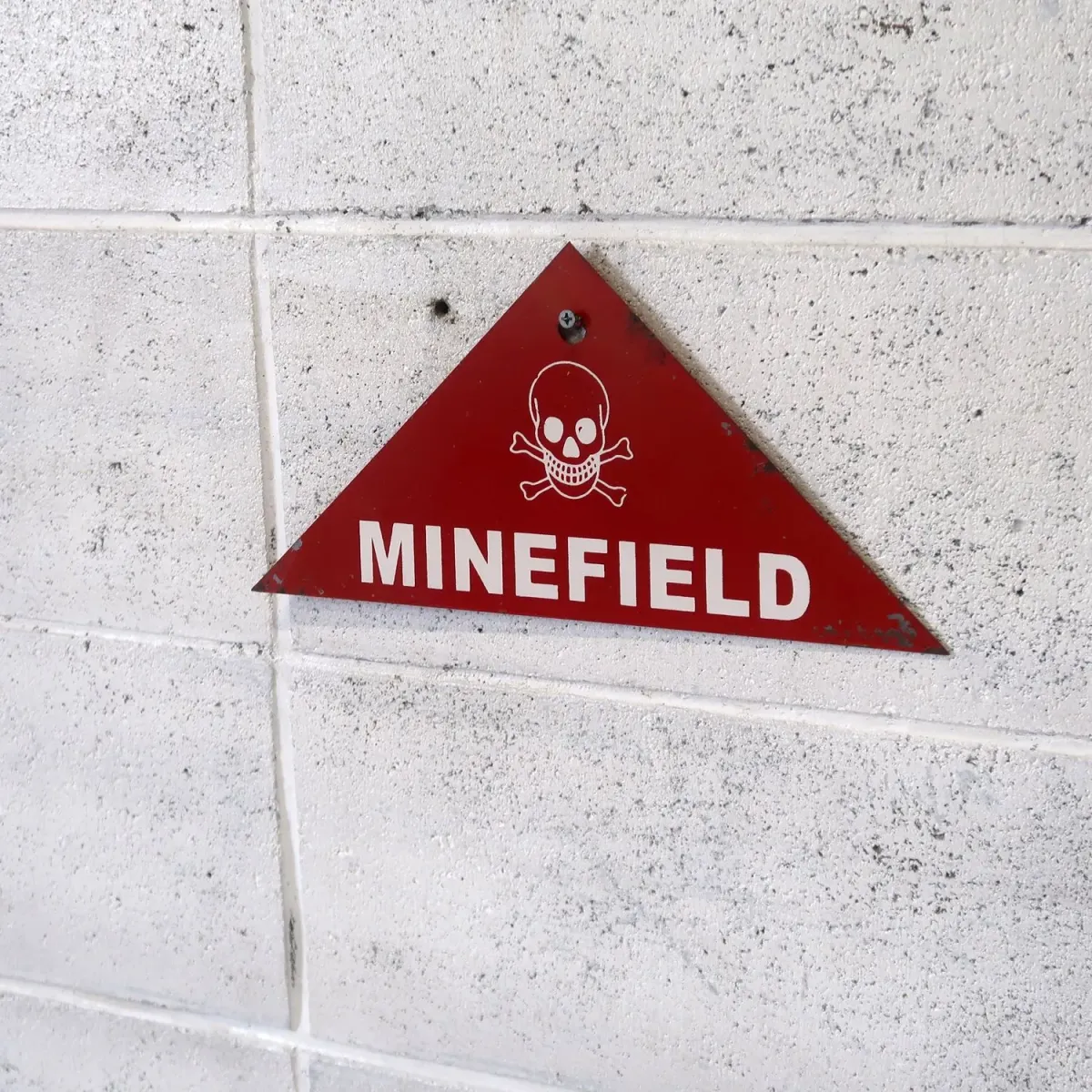 MINEFIELD メタルサイン