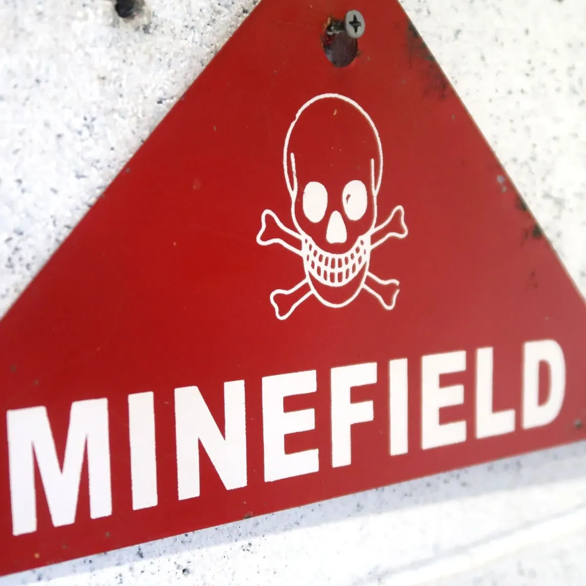 MINEFIELD メタルサイン