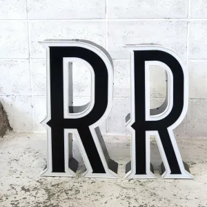ビンテージ レターサイン R