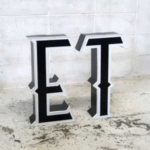 ビンテージ レターサイン E