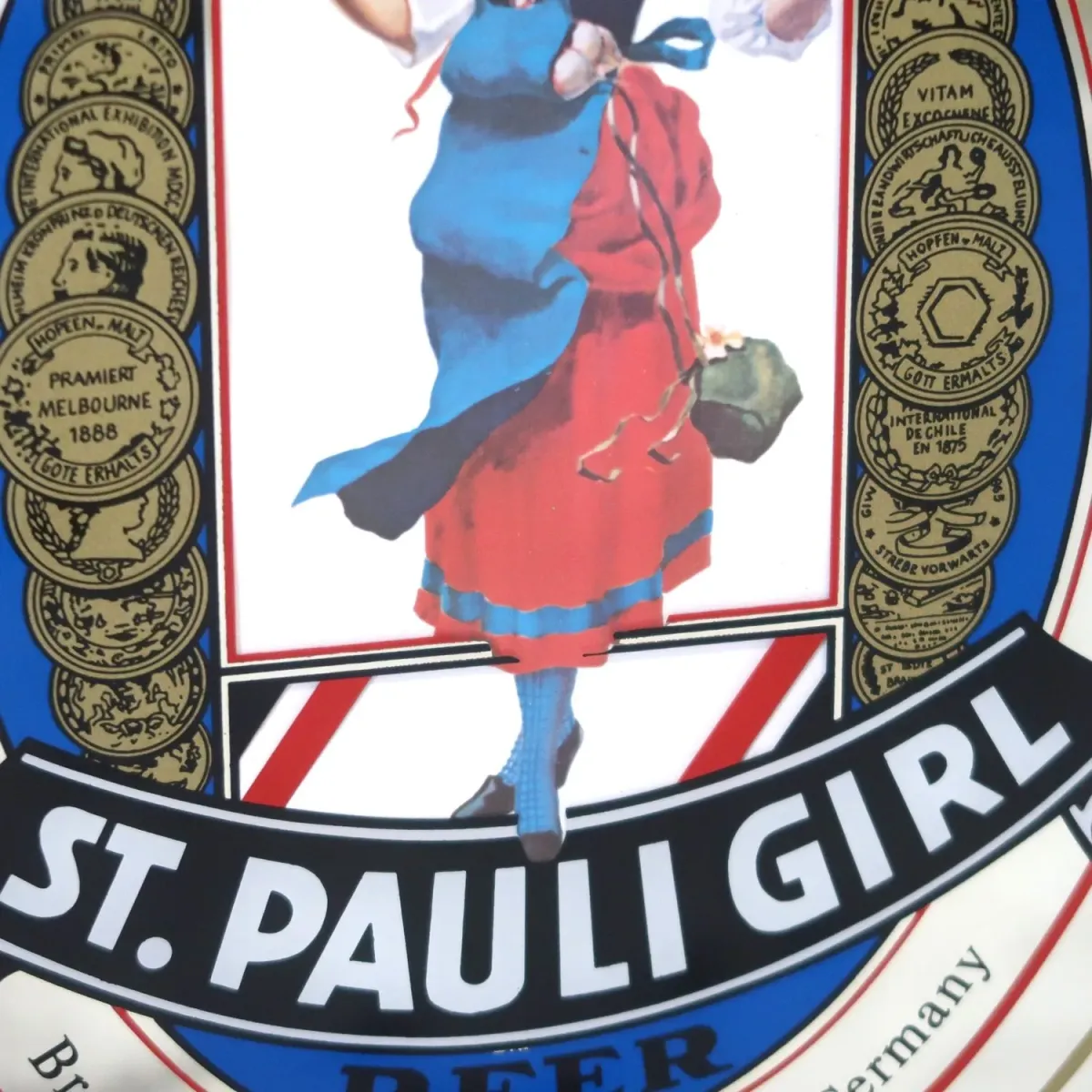 ST. PAULI GIRL ビンテージ パブミラー