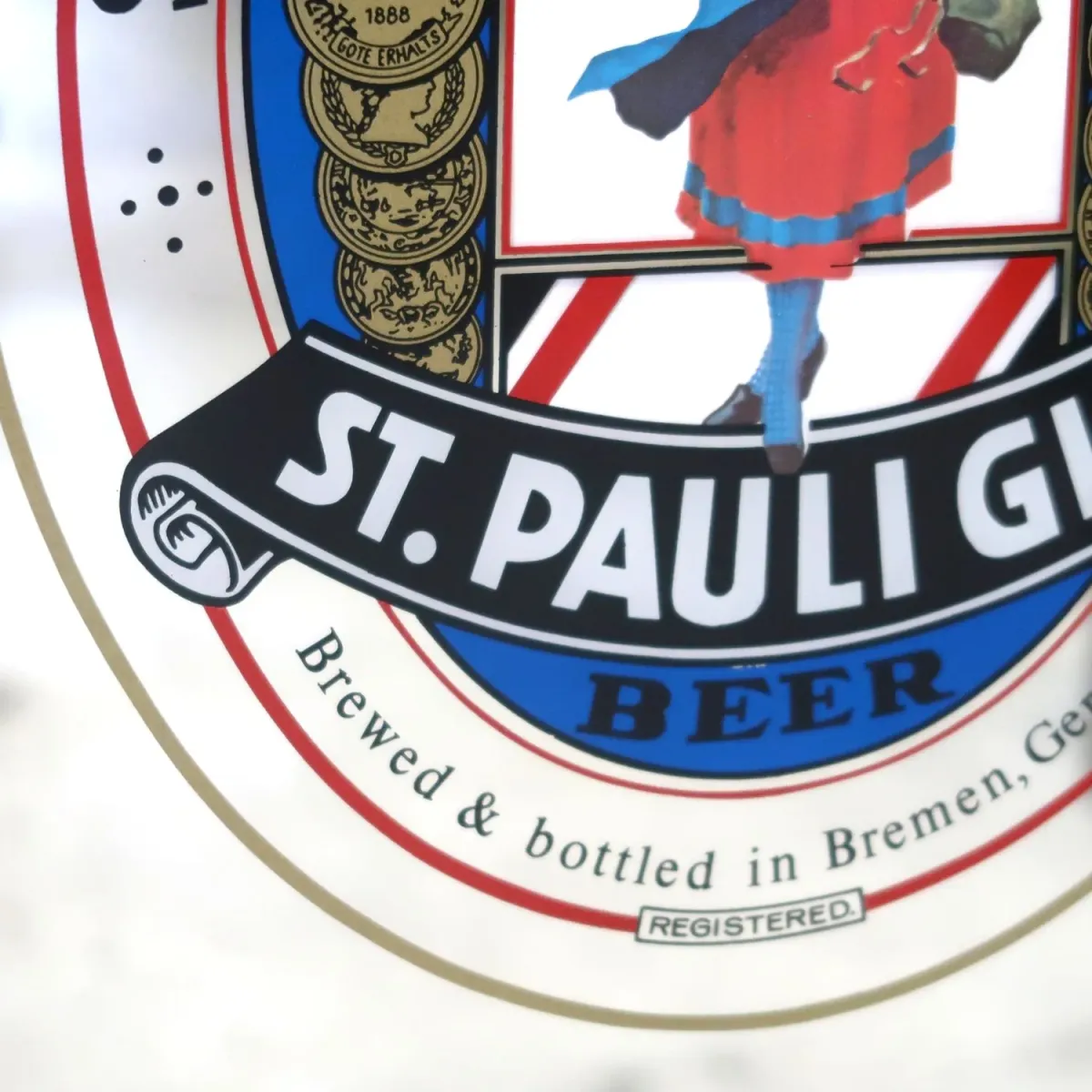 ST. PAULI GIRL ビンテージ パブミラー