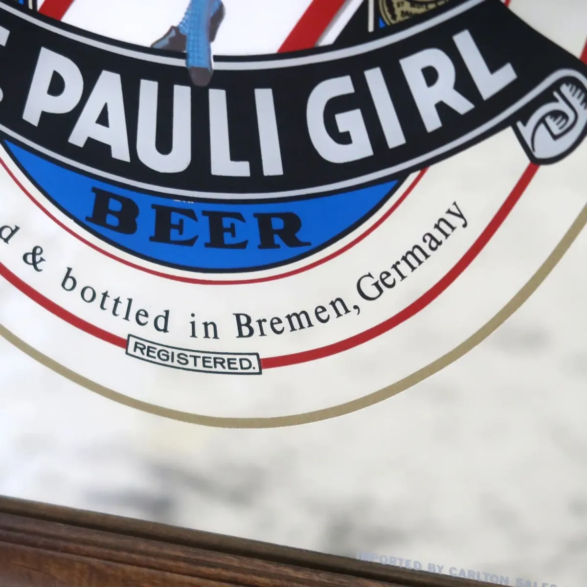 ST. PAULI GIRL ビンテージ パブミラー