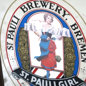 ST. PAULI GIRL ビンテージ パブミラー