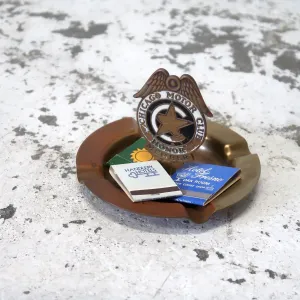CHICAGO MOTOR CLUB ビンテージ 灰皿 真鍮