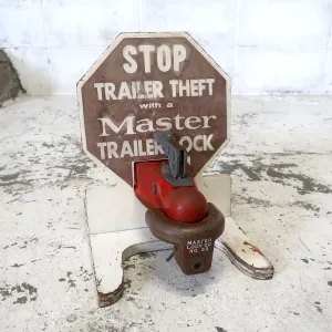 MASTER LOCK CO. ビンテージ ストアディスプレイ トレーラーロック