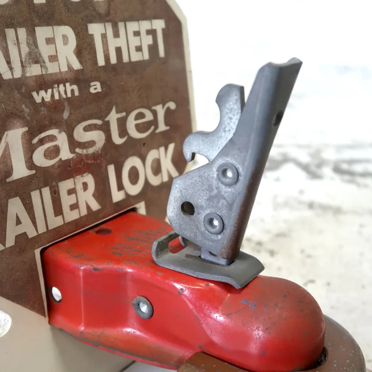 MASTER LOCK CO. ビンテージ ストアディスプレイ トレーラーロック