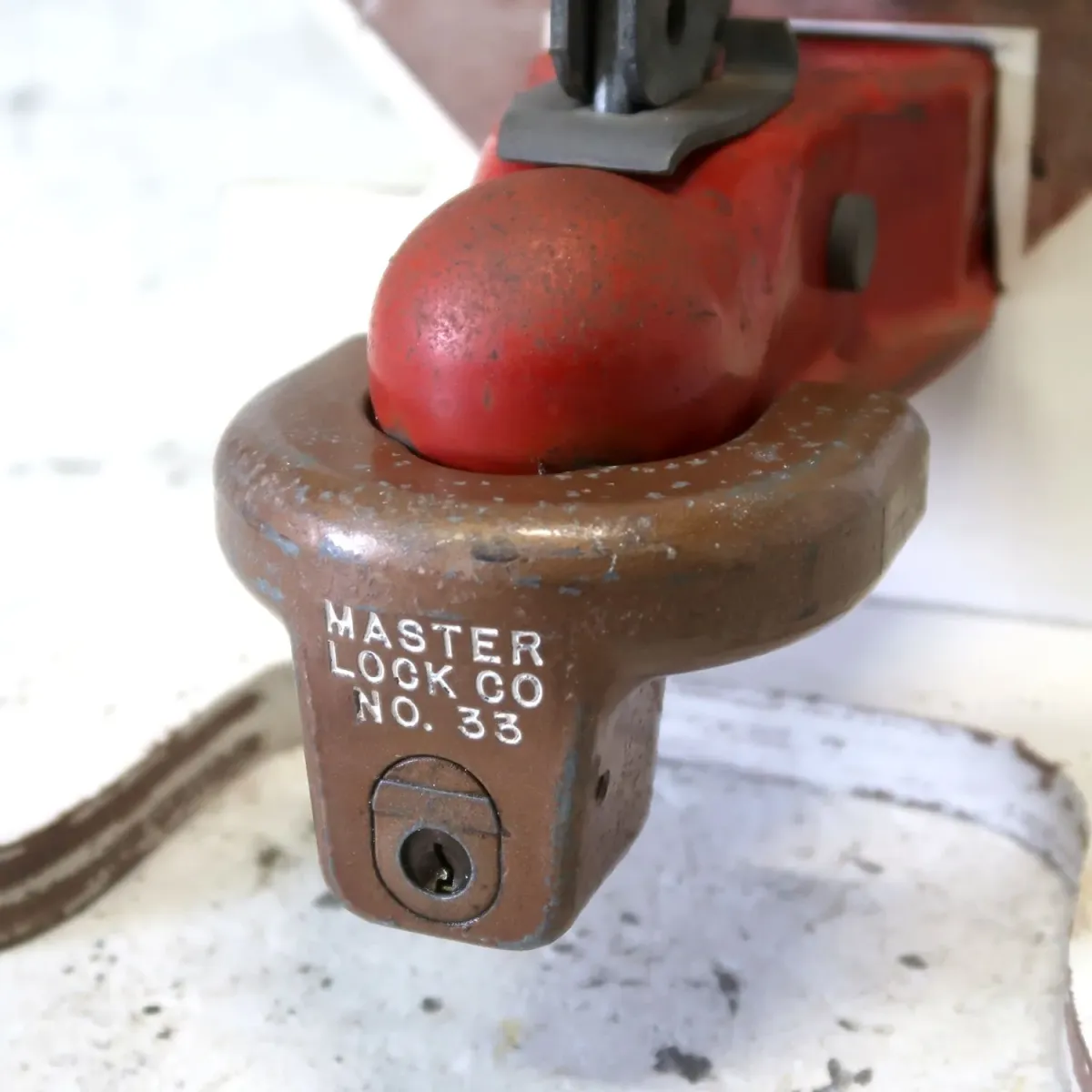 MASTER LOCK CO. ビンテージ ストアディスプレイ トレーラーロック