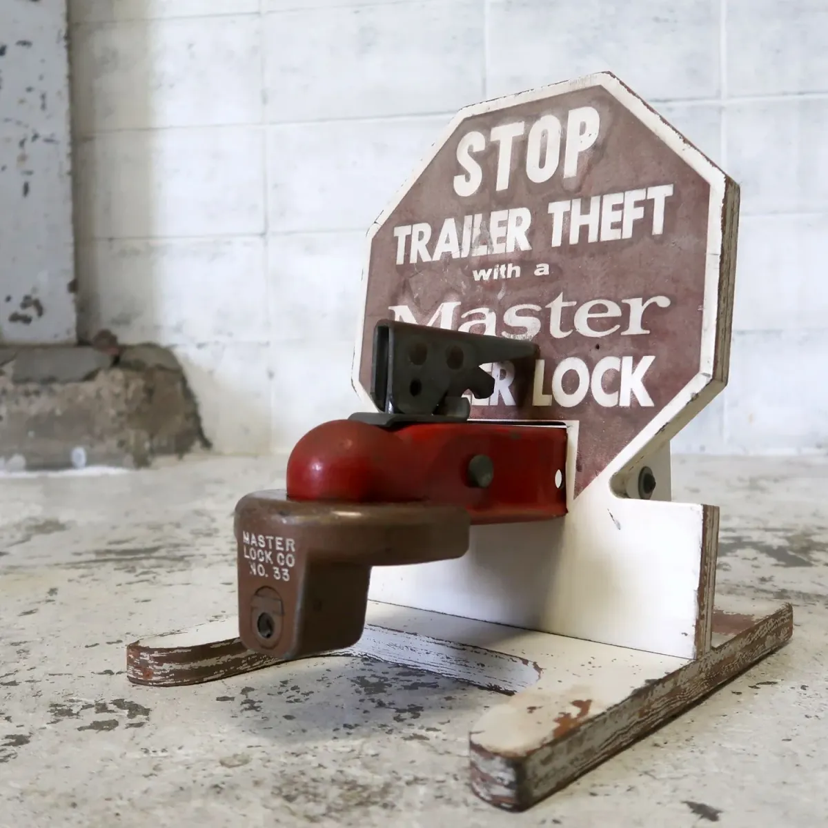 MASTER LOCK CO. ビンテージ ストアディスプレイ トレーラーロック
