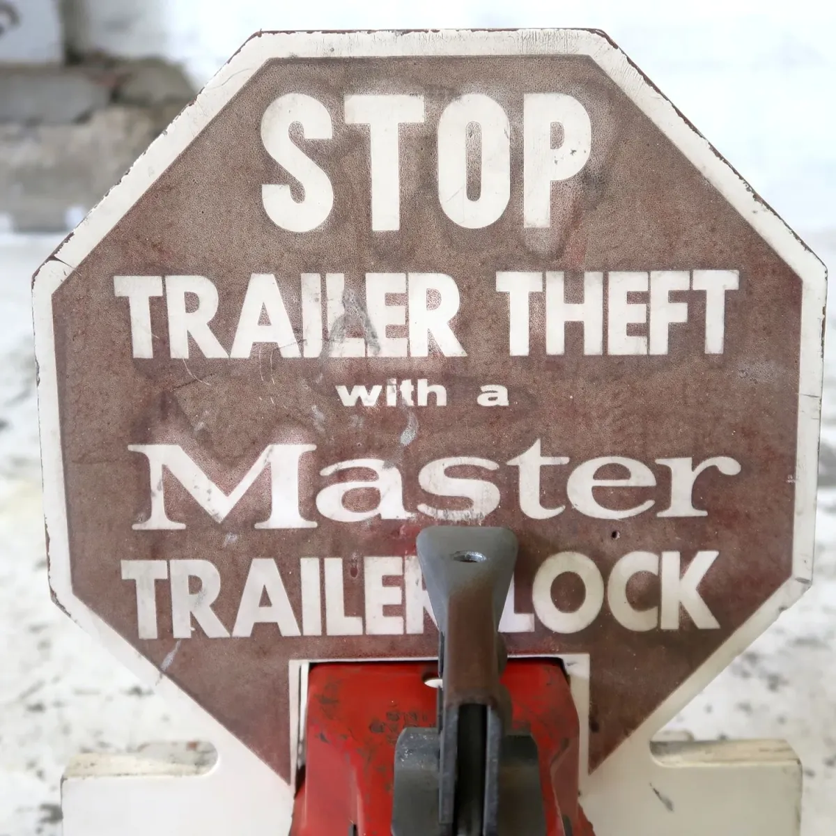 MASTER LOCK CO. ビンテージ ストアディスプレイ トレーラーロック