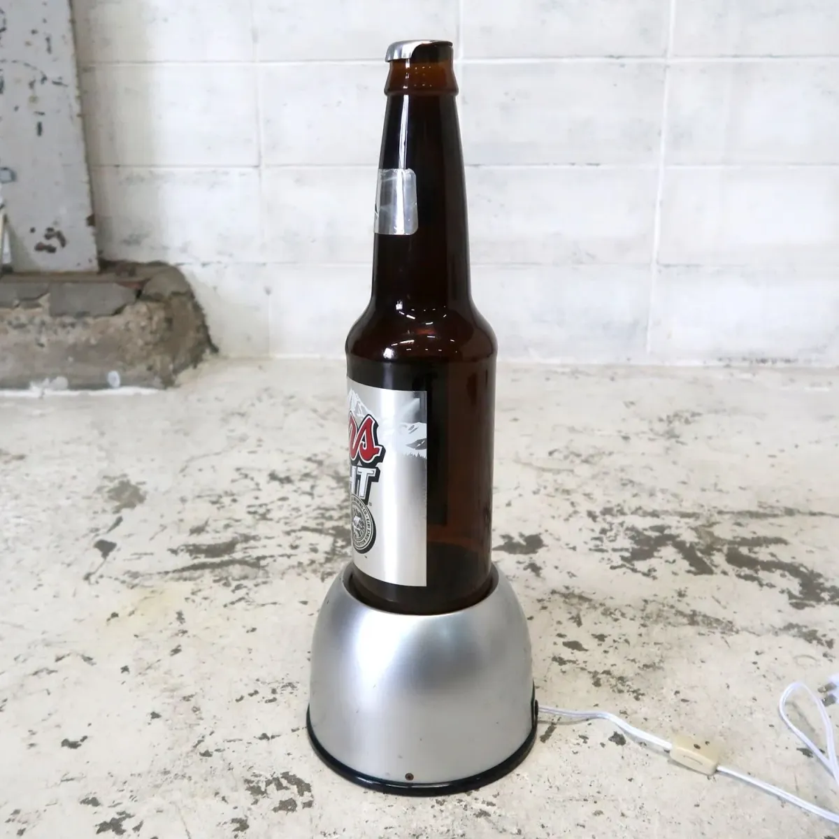 Coors LIGHT ボトル ライトサイン