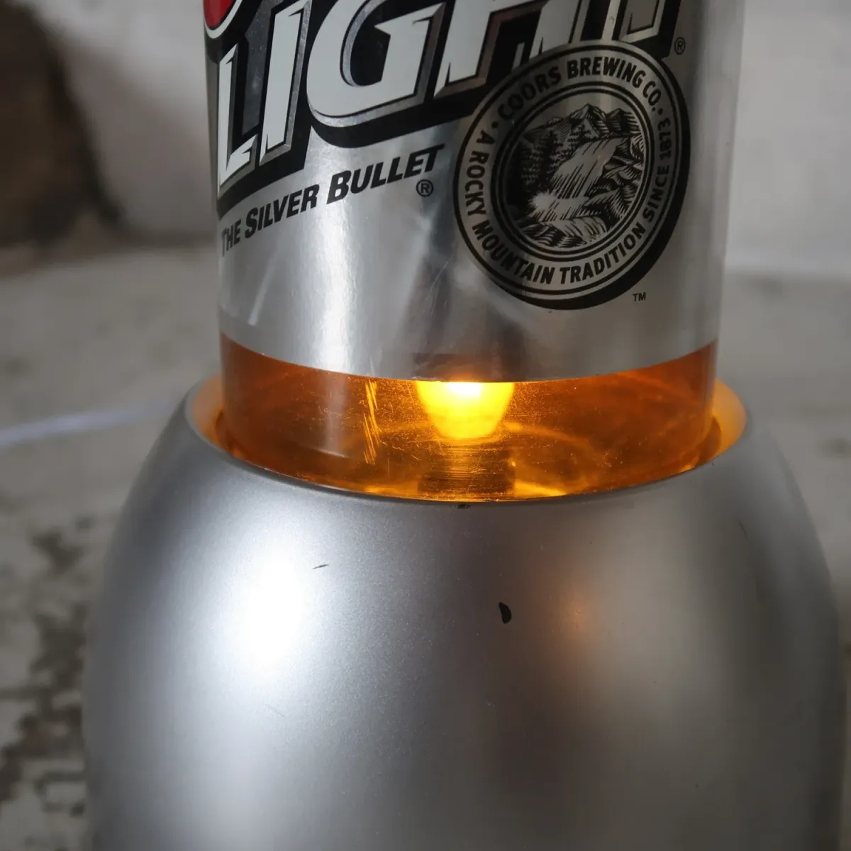 Coors LIGHT ボトル ライトサイン