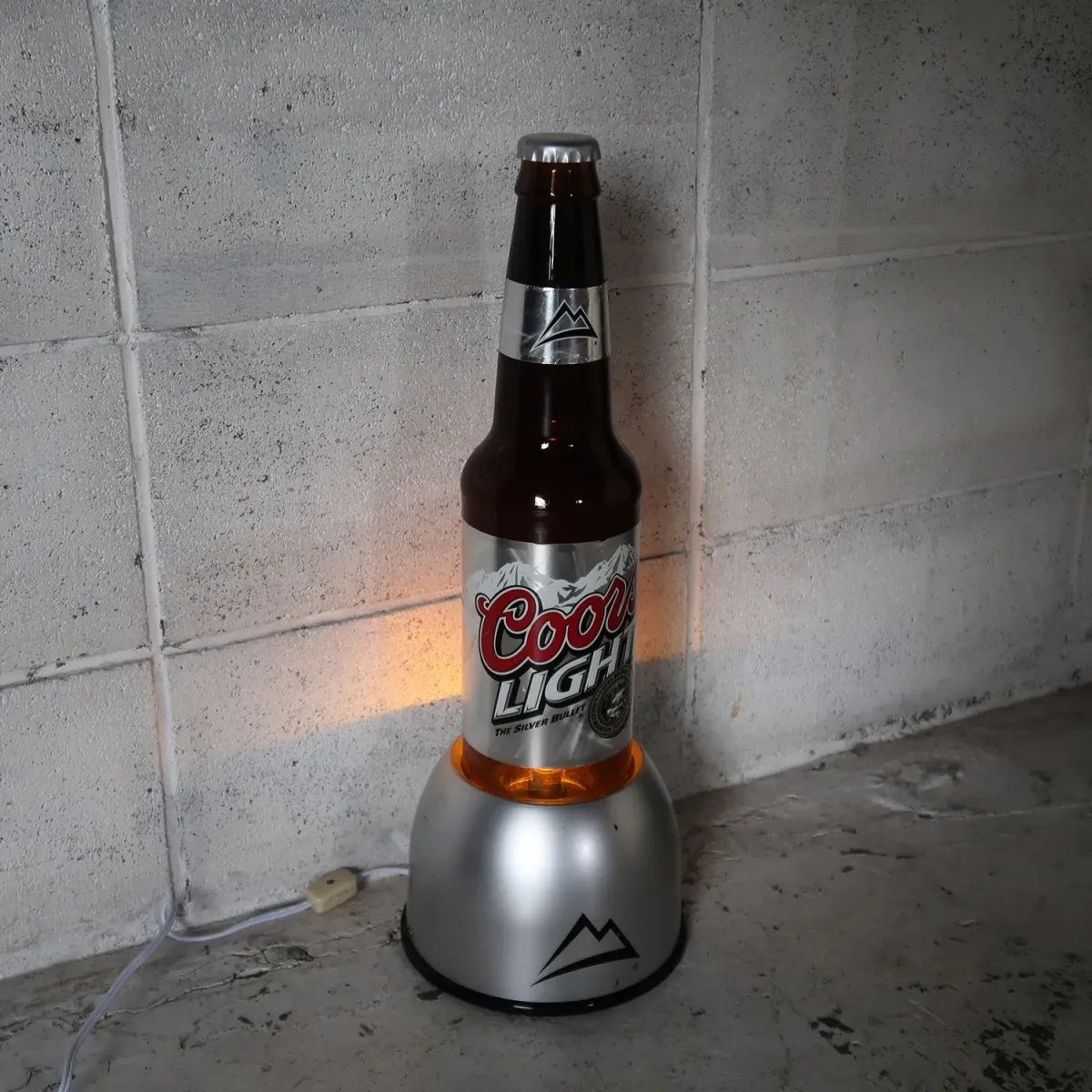 Coors LIGHT ボトル ライトサイン